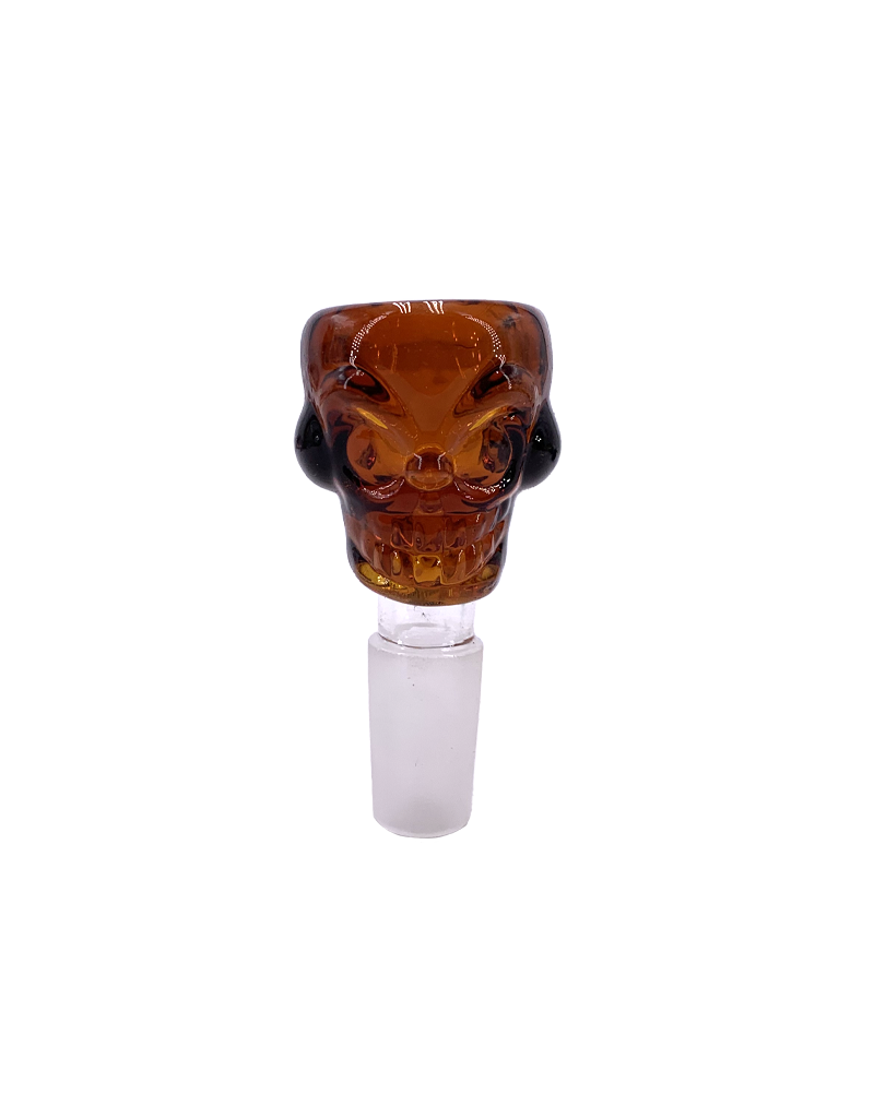 14mm Male Skull Face Water Pipe Bowl
