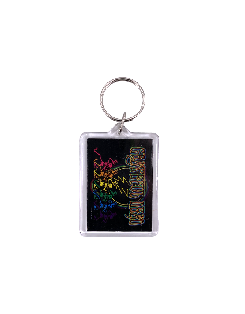 Grateful Dead - Dancing Skeleton Keychain - Mushroom New Orleans