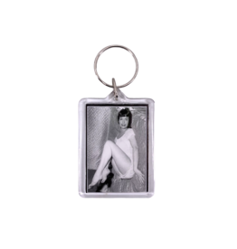 Bettie Page - Satin Keychain