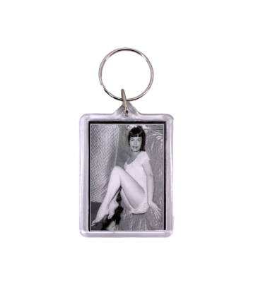 Blackball Corp. Bettie Page - Satin Keychain