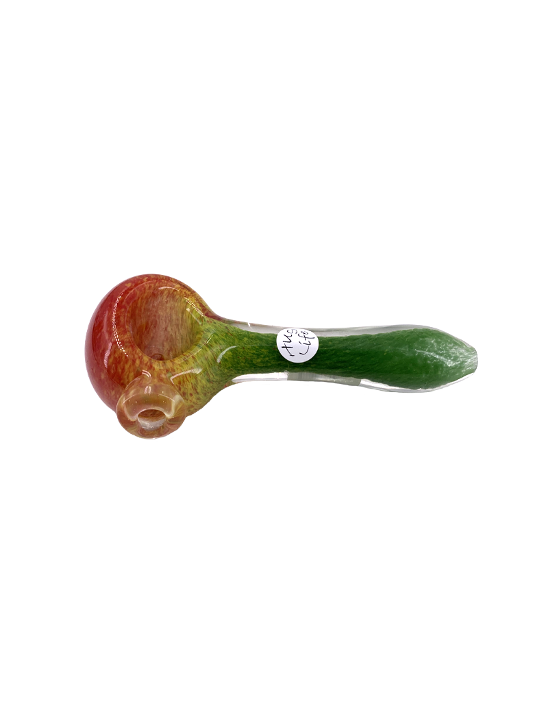 4.5" Hug Life Rasta Frit Hand Pipe