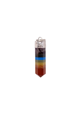 Seven Chakra Pencil Point Pendant