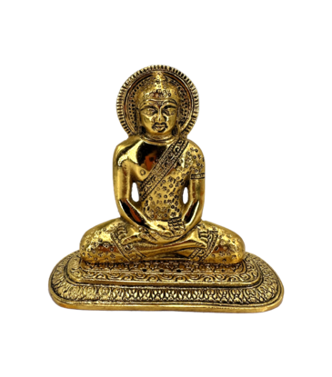 Om Imports Gold Lord Buddha Incense Burner