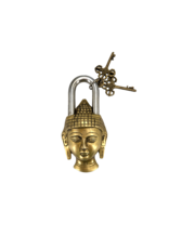 Lord Buddha Tibetan Antique Brass Lock