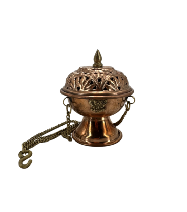 Tibetan Copper Hanging Censer Burner