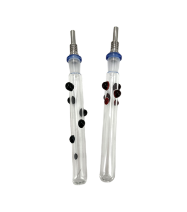 Glassex 5" Glassex Deluxe Color Dots Nectar Collector