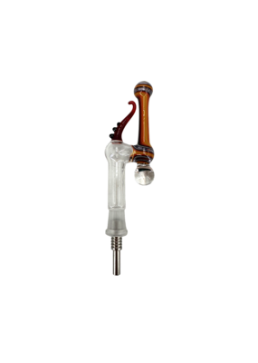 5" Beale Angled Lined Nectar Collector Devil Fire