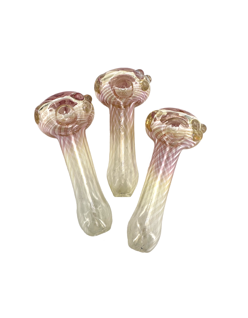 5" Geo Flower Cap Hand Pipe