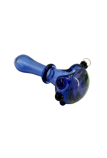 5" Boone Cobalt Blue Wig Wag Cap Hand Pipe