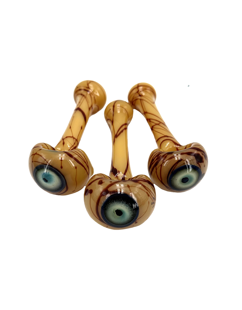 4.5" Charles Chaos Zombie Eyeball Hand Pipe