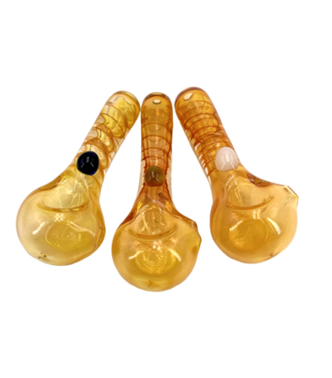 Kitchen Glass 4" Kitchen Fumed Tornado Hand Pipe