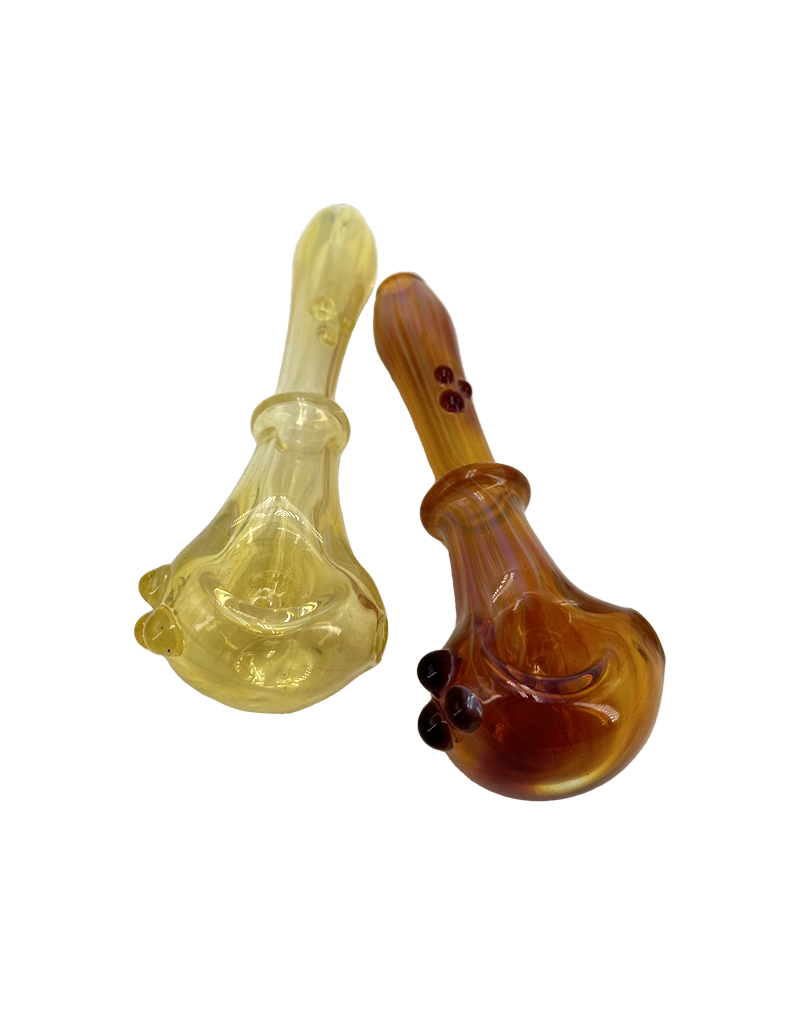 5" Skum Glass Fumed and Full Color Hand Pipe