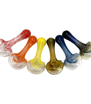 Goathouse Glass 3.5" Goathouse Small Solid Color Frit Hand Pipe