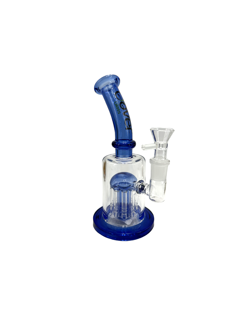 10" Clover Bent Neck 10 Arm Tree Perc Water Pipe