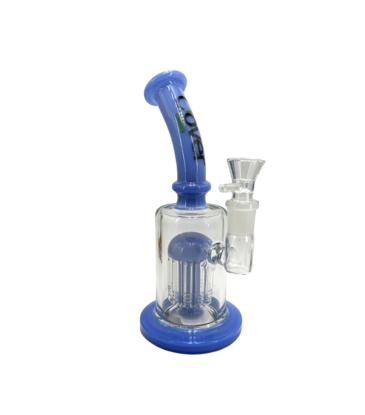 Clover 10" Clover Bent Neck 10 Arm Tree Perc Water Pipe