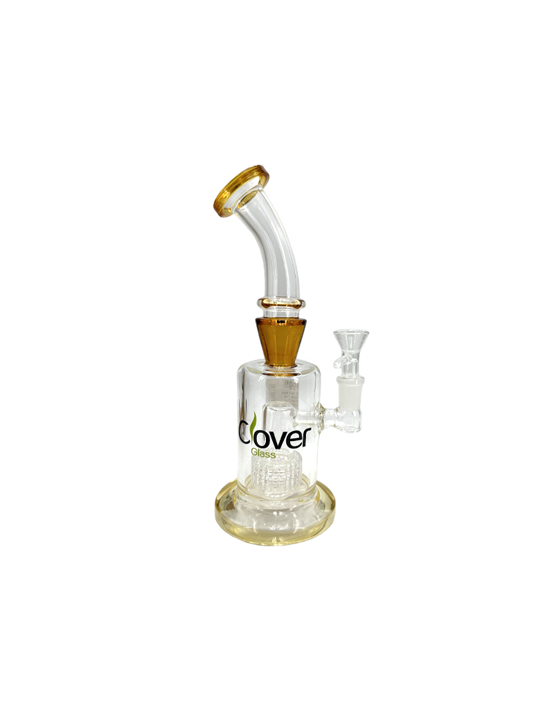 9" Bent Neck Matrix Perc Water Pipe