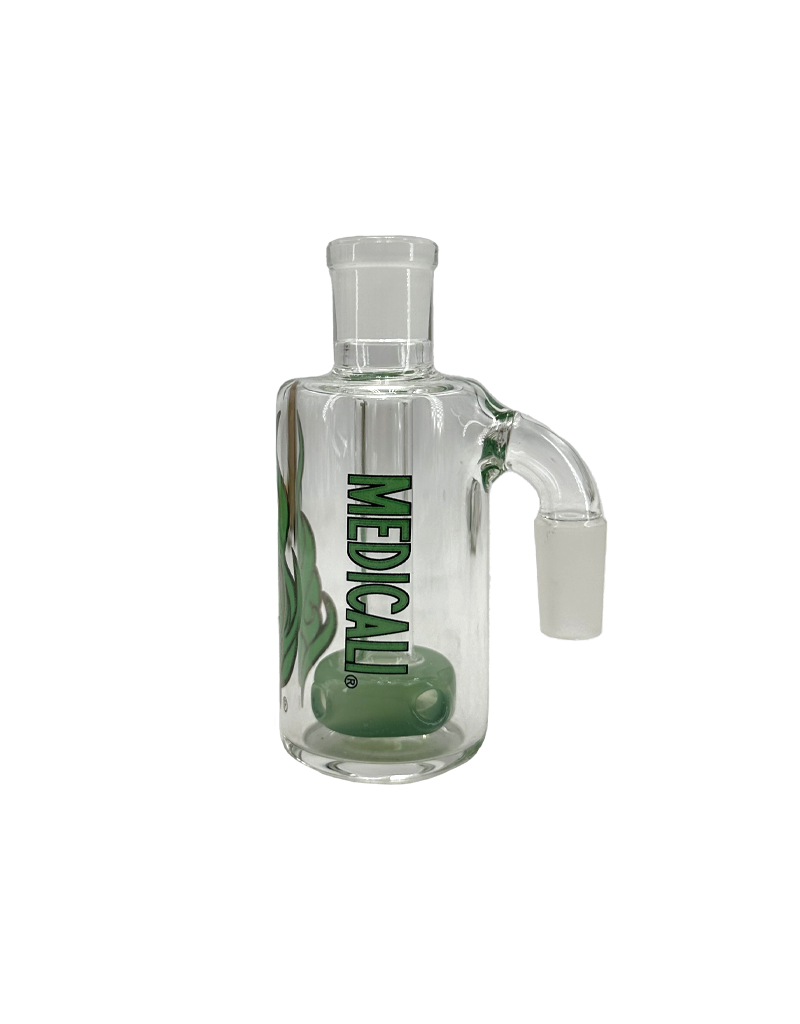 Medicali 14mm 90° Milky Green Showerhead Ash Catcher