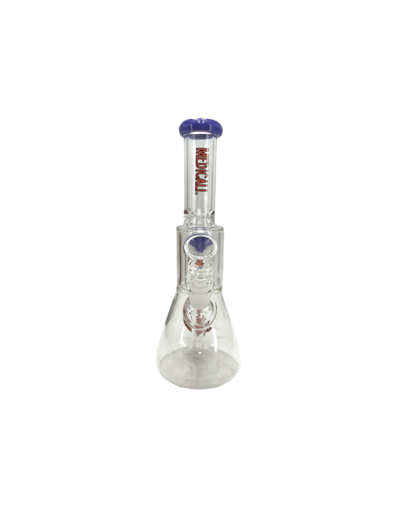 Medicali 10" 8 Tree Beaker Purple