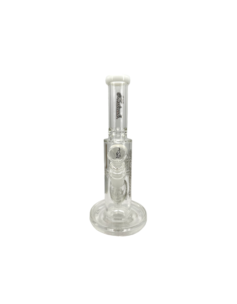 Medicali 10" 8 Tree Straight Tube White