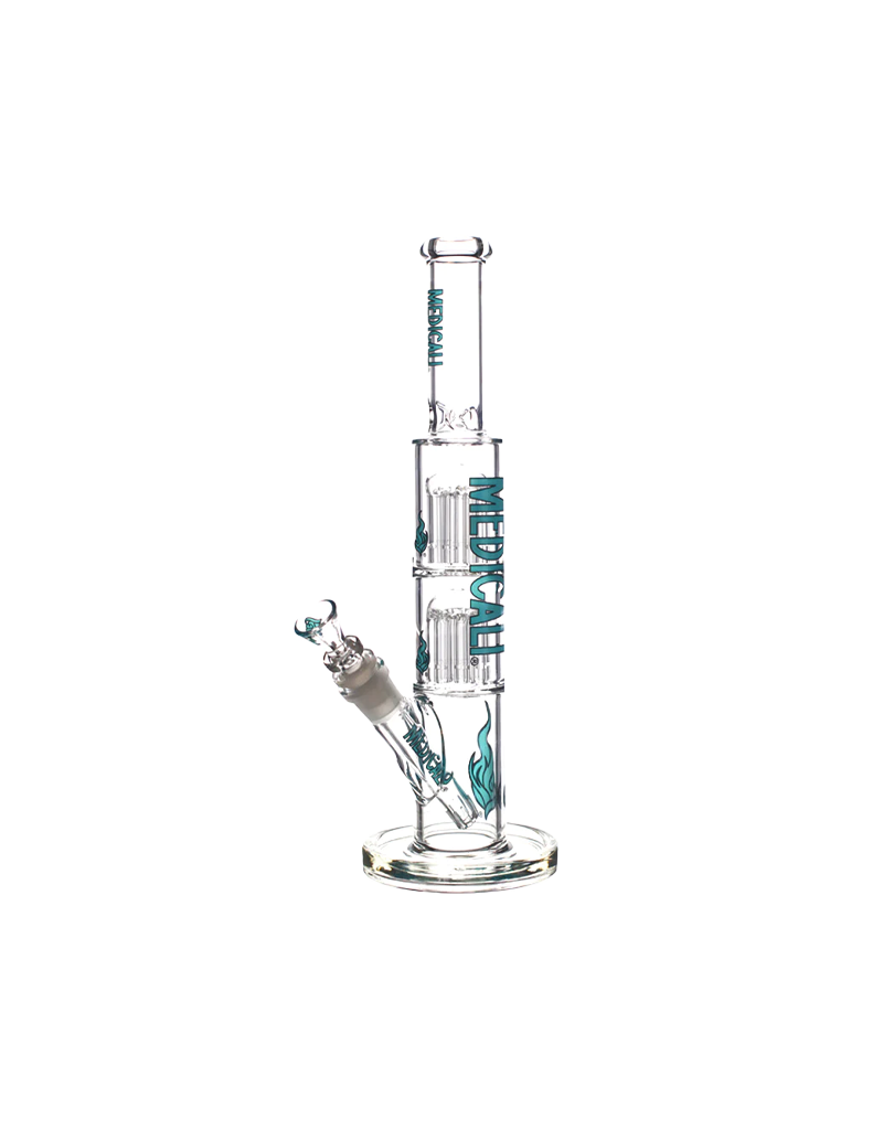 Medicali 13" Double 8 Tree Straight Tube