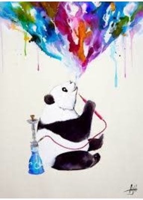 Marc Allante - Hookah Panda Bear Poster 24"x36"