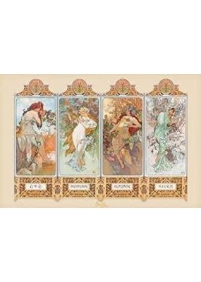 Mucha - The Four Seasons Poster 36"x24"