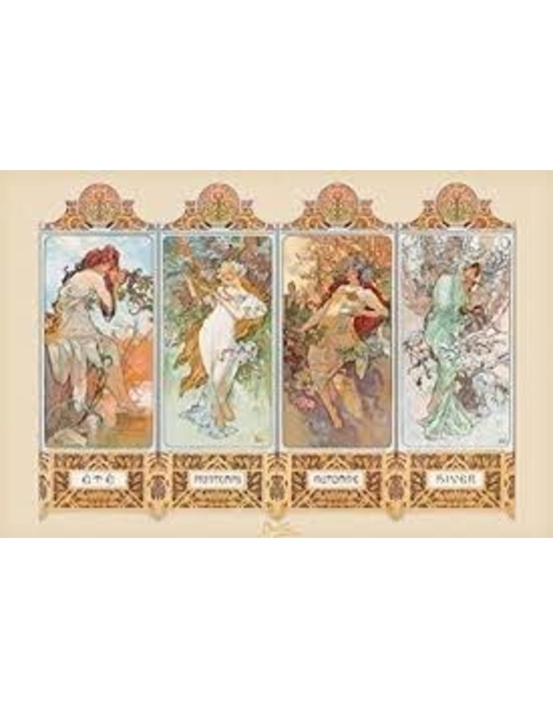 Mucha - The Four Seasons Poster 36"x24"