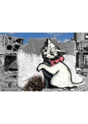 Banksy - Kitten in War Poster 36"x24"