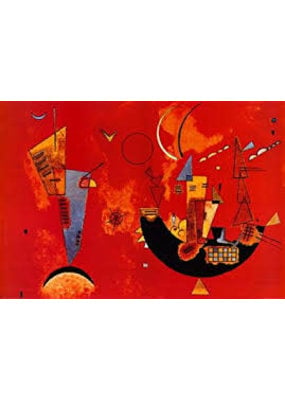 Kandinsky - Mit und Gegen Poster 36"x24"