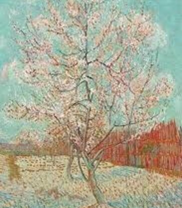 Van Gogh - Flowering Peach Tree Poster 24"x36"