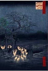 Hiroshige - Foxfire Poster 24"x36"
