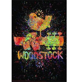 Woodstock - Paint Splatter Poster 24"x36"
