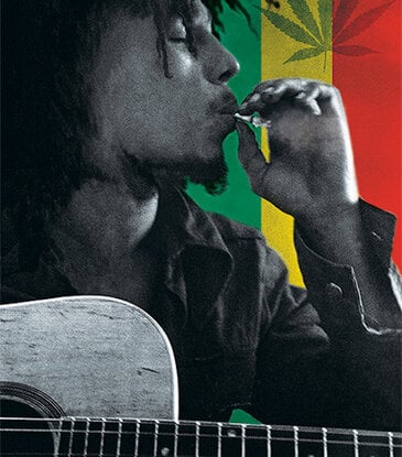 Bob Marley - Rasta Smoke 24x36 Poster