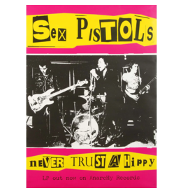 Sex Pistols - Never Trust A Hippy Poster 24"x36"