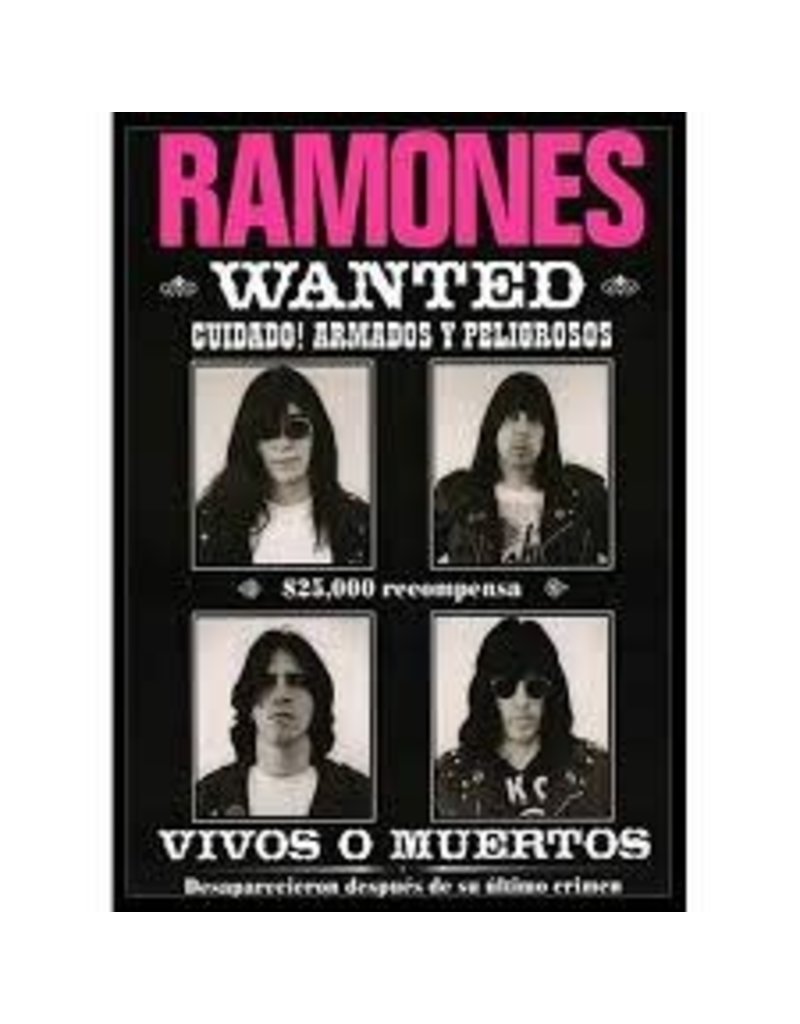 Ramones - Wanted Poster 24x36 - Mushroom New Orleans