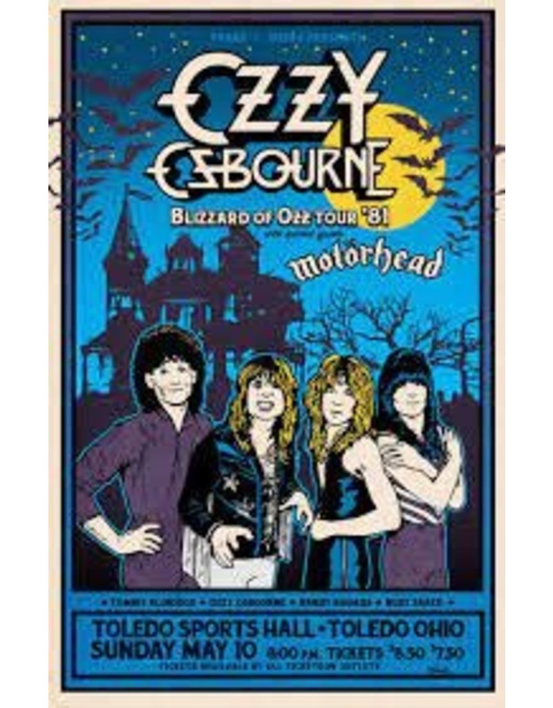 Ozzy Osbourne - Blizzard of Oz Tour Poster 24"x36"