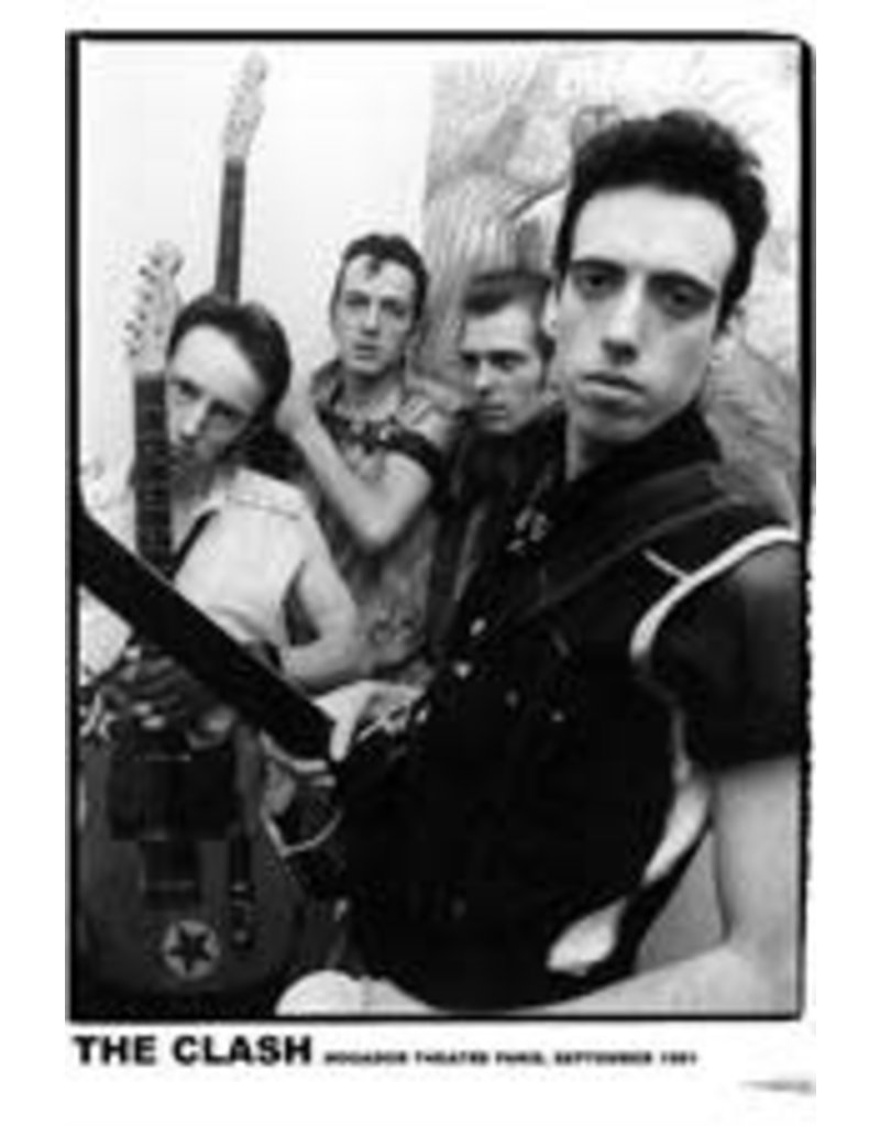 The Clash - Mogador Theater 1981 Poster 24"x36"