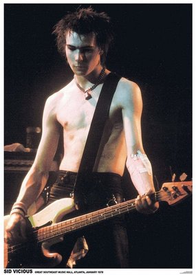 Sex Pistols - Sid Vicious Atlanta 1978 Poster 24"x36"