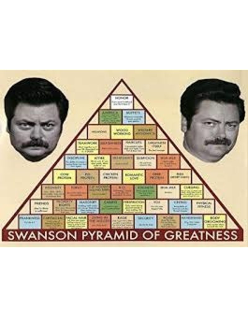 Parks and Recreation - Swanson Pyramid Poster 36"x24"