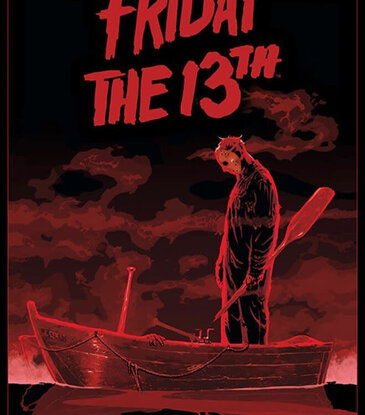 Friday the 13th - Boat Poster 23.375" x 34"