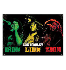 Bob Marley - Iron Lion Zion Poster 36"x24"
