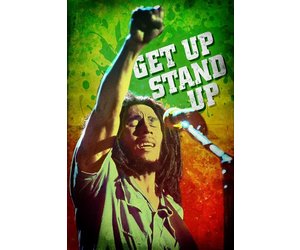 ボブ・マーリー GET UP STAND UP ポスター BOB MARLEY GET UP STAND UP 24X36 POSTER REGGAE MUSIC LEGEND RASTA