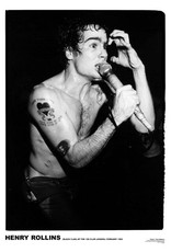 Henry Rollins - 100 Club 1983 Poster 24x36"
