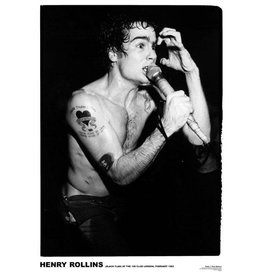 Henry Rollins - 100 Club 1983 Poster 24x36"
