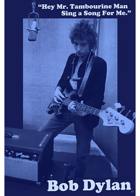 Bob Dylan - Mr. Tambourine  Poster 24"x36"