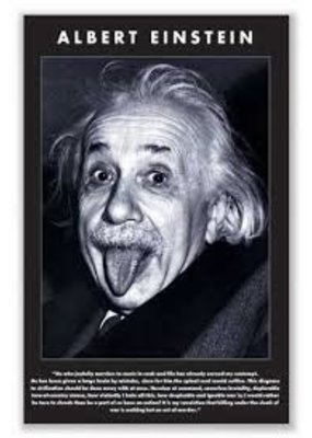 Einstein - Tongue Poster 24"x36"