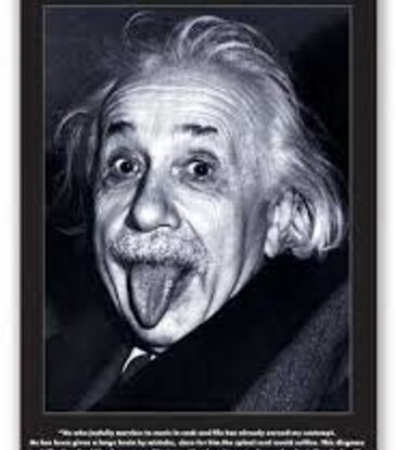 Einstein - Tongue Poster 24"x36"