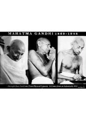 Gandhi - Trio Poster 36"x24"