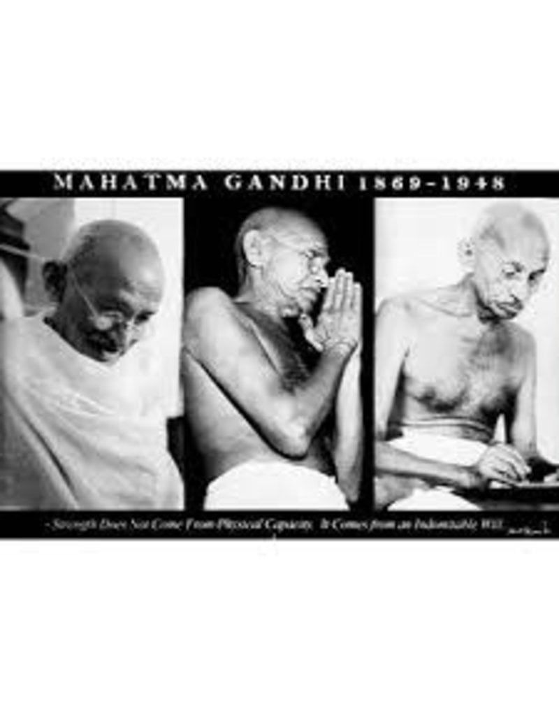 Gandhi - Trio Poster 36"x24"