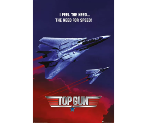 Top Gun I Feel The Need - The Need For Speed 24x36 Poster